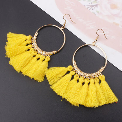 fringed earrings