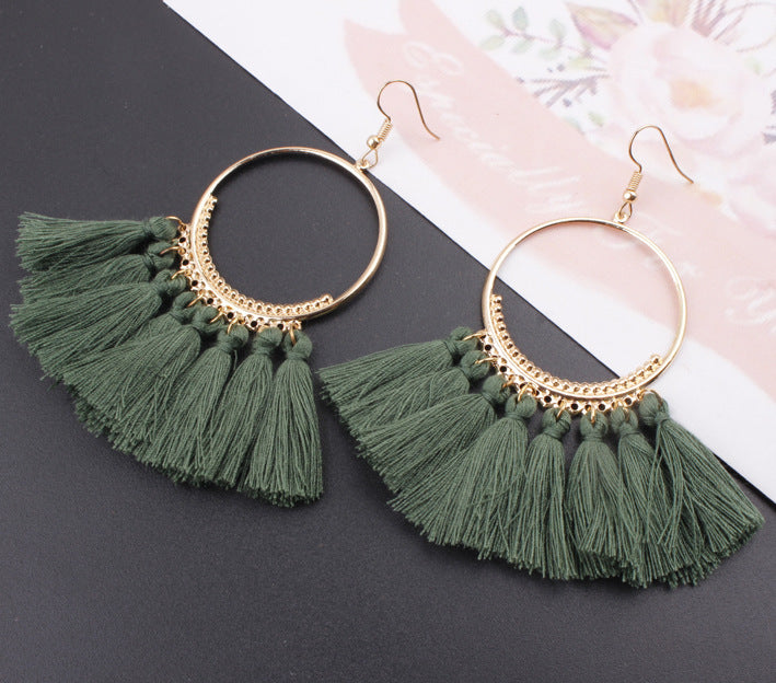 fringed earrings