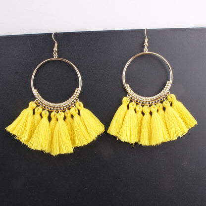 fringed earrings