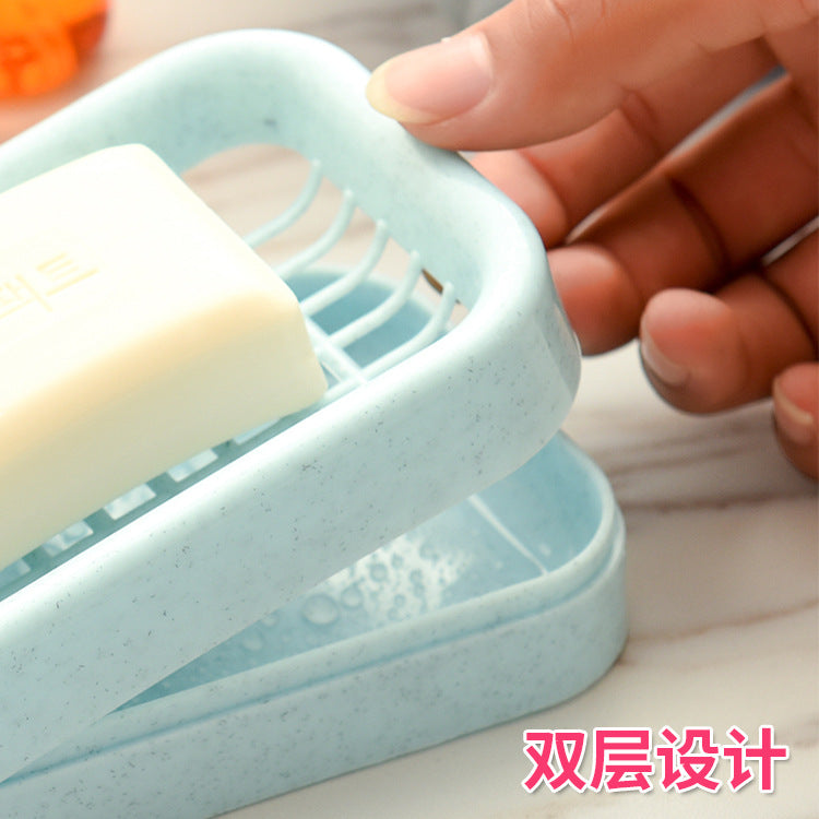 Double-Layer Soap Dish, Creative Plastic Handmade Soap Holder