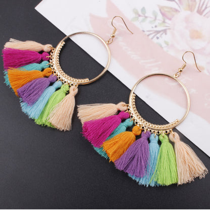 fringed earrings