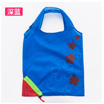 Foldable Strawberry Bag Portable Polyester Shopping Bag