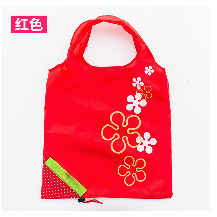 Foldable Strawberry Bag Portable Polyester Shopping Bag