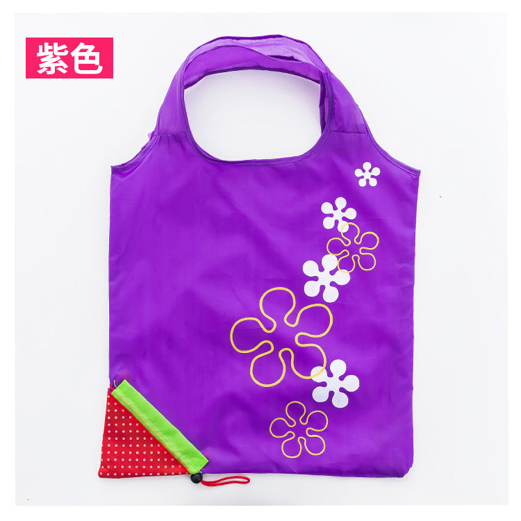 Foldable Strawberry Bag Portable Polyester Shopping Bag