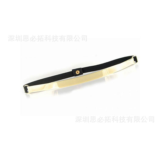 1.5CM metal sequined thin belt