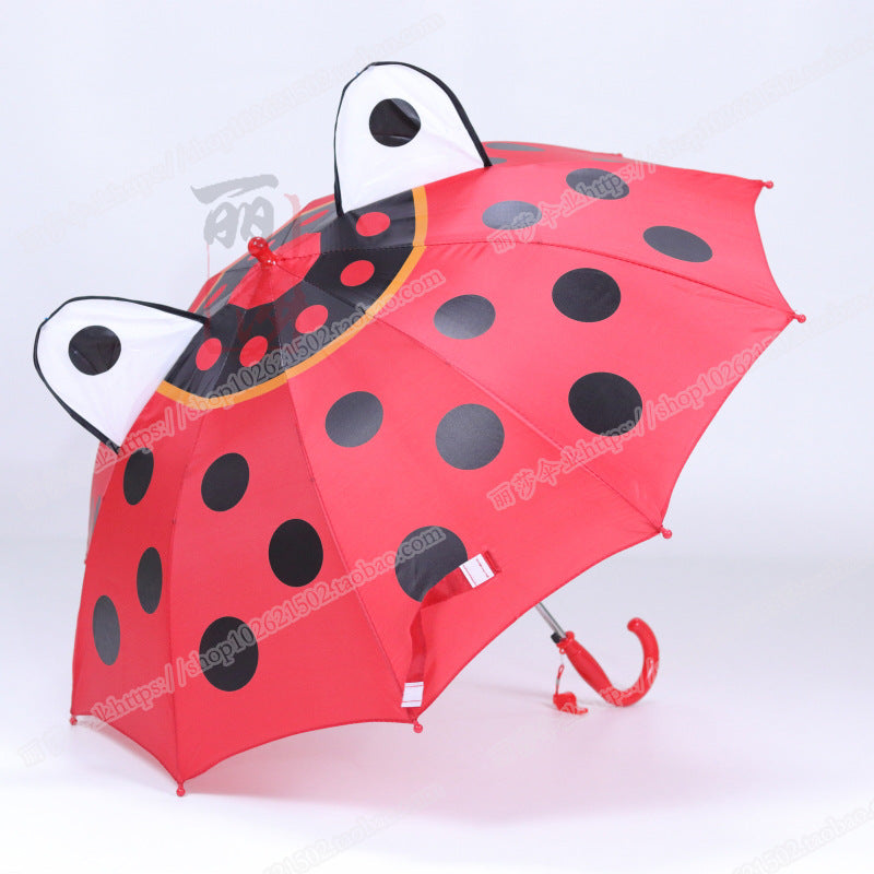 3D Animal Ears Umbrella Kids Cartoon Umbrella