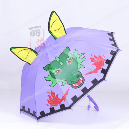 3D Animal Ears Umbrella Kids Cartoon Umbrella