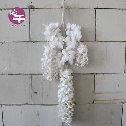 Artificial wisteria flower 9 colors bean curd flower