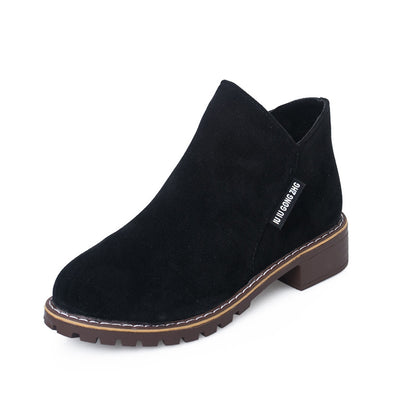 Martin Boots Side Zipper Boots