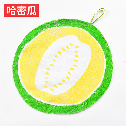 Hanging Cartoon Fruit Pattern Hand Towel