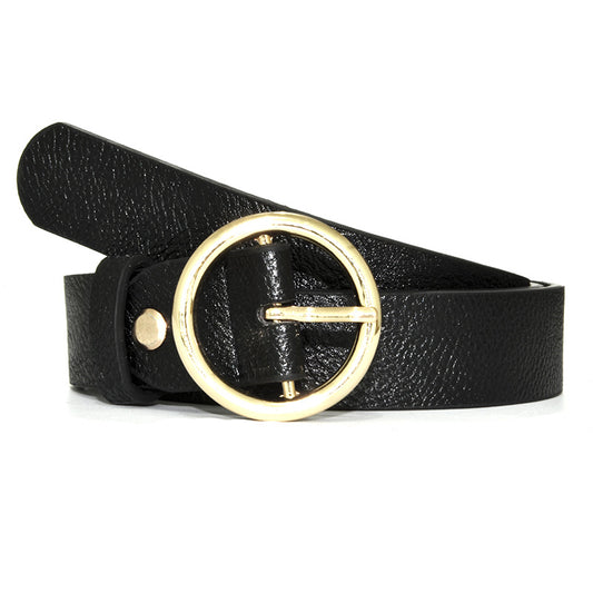 Belt Round Pin Buckle Belt