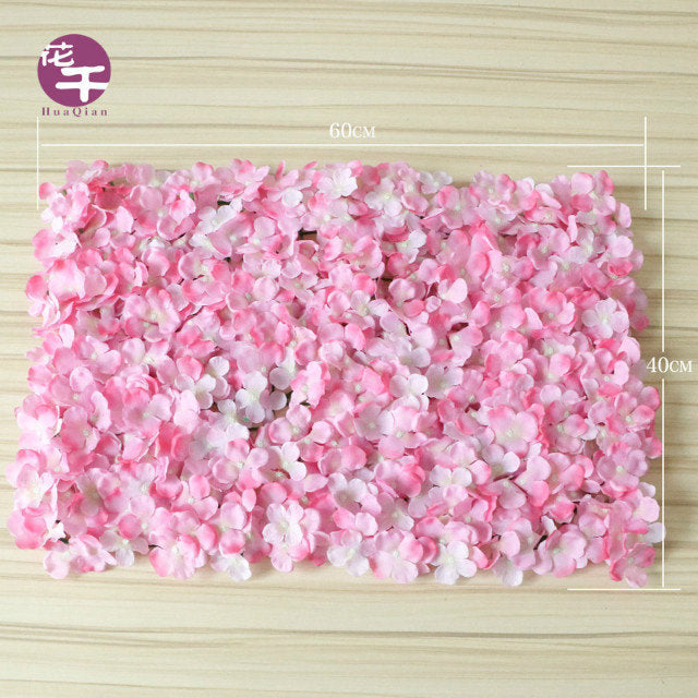 Artificial hydrangea wall 40*60