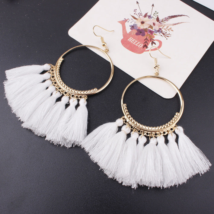 fringed earrings