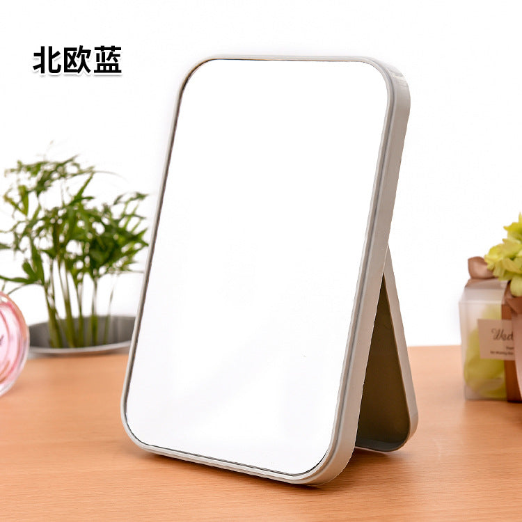 HD Single-Sided Makeup Mirror, Desktop Colorful Folding Mirror