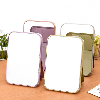 HD Single-Sided Makeup Mirror, Desktop Colorful Folding Mirror