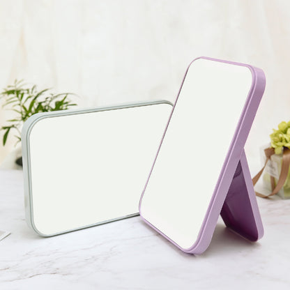 HD Single-Sided Makeup Mirror, Desktop Colorful Folding Mirror