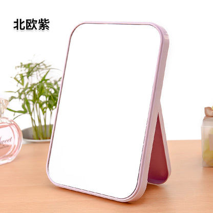 HD Single-Sided Makeup Mirror, Desktop Colorful Folding Mirror