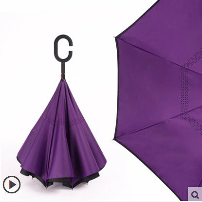 Reverse Umbrella Double Layer Car Umbrella