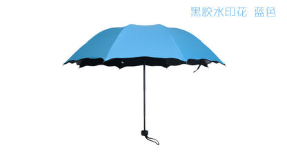 Water-Reactive Flower Umbrella