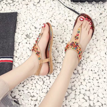 Wholesale Bohemian Beaded Sandals