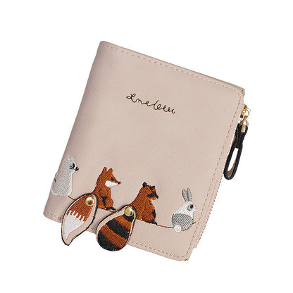 Cute squirrel wallet girl