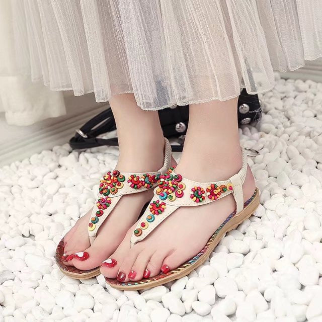 Wholesale Bohemian Beaded Sandals