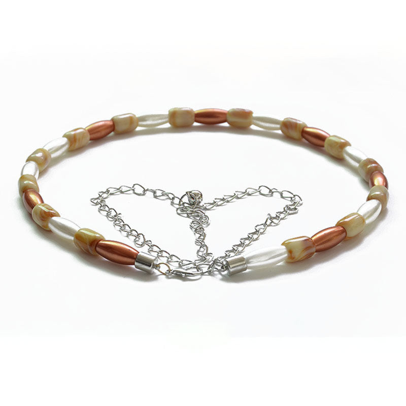 Amber Bead Sailor Dance Waist Chain