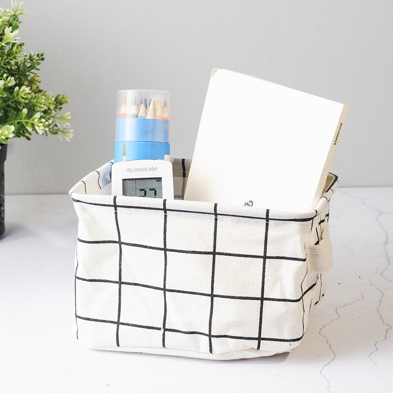 Cotton and Linen Storage Basket