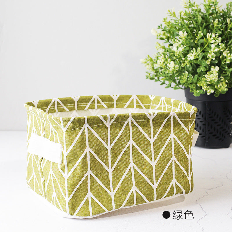 Cotton and Linen Storage Basket