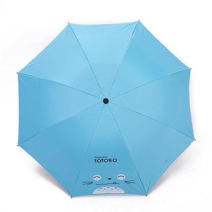 Korean Folding Umbrella Cartoon UV Protection Umbrella