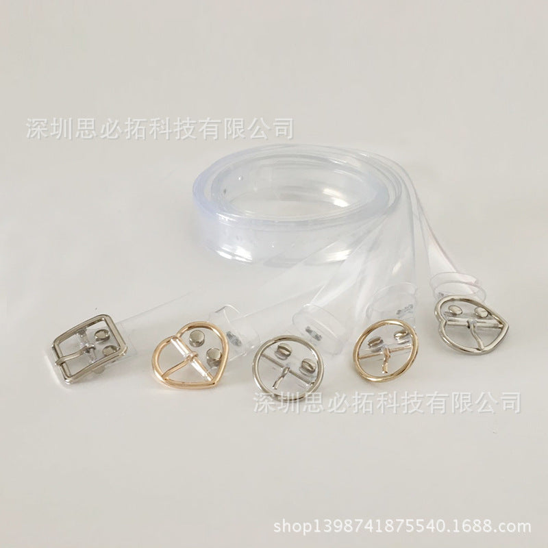 Plastic transparent belt