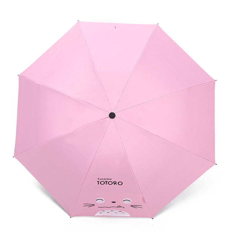 Korean Folding Umbrella Cartoon UV Protection Umbrella