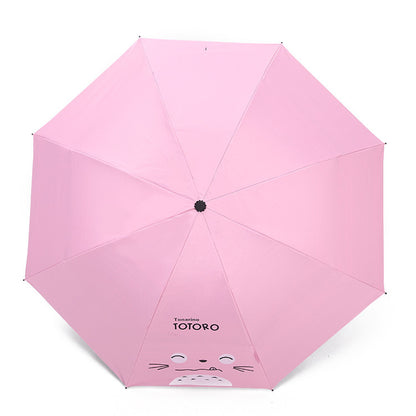 Korean Folding Umbrella Cartoon UV Protection Umbrella