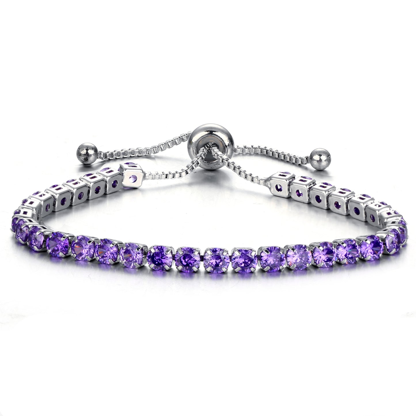 Crystal Push-Pull Bracelet