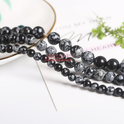 Snowflake stone loose beads DIY bracelet beads