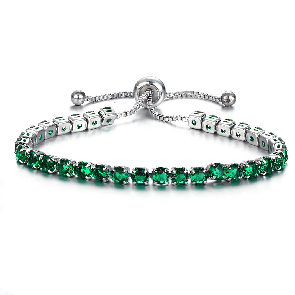 Crystal Push-Pull Bracelet