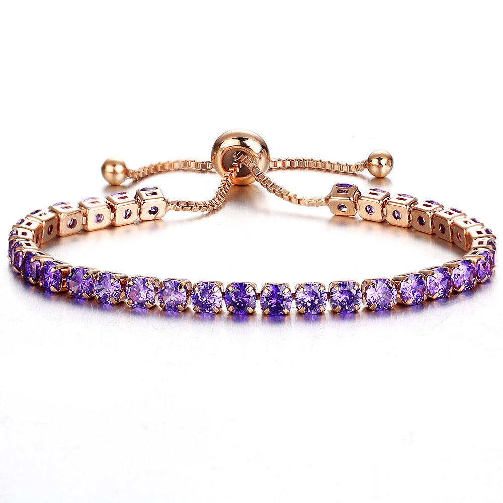 Crystal Push-Pull Bracelet