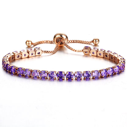 Crystal Push-Pull Bracelet