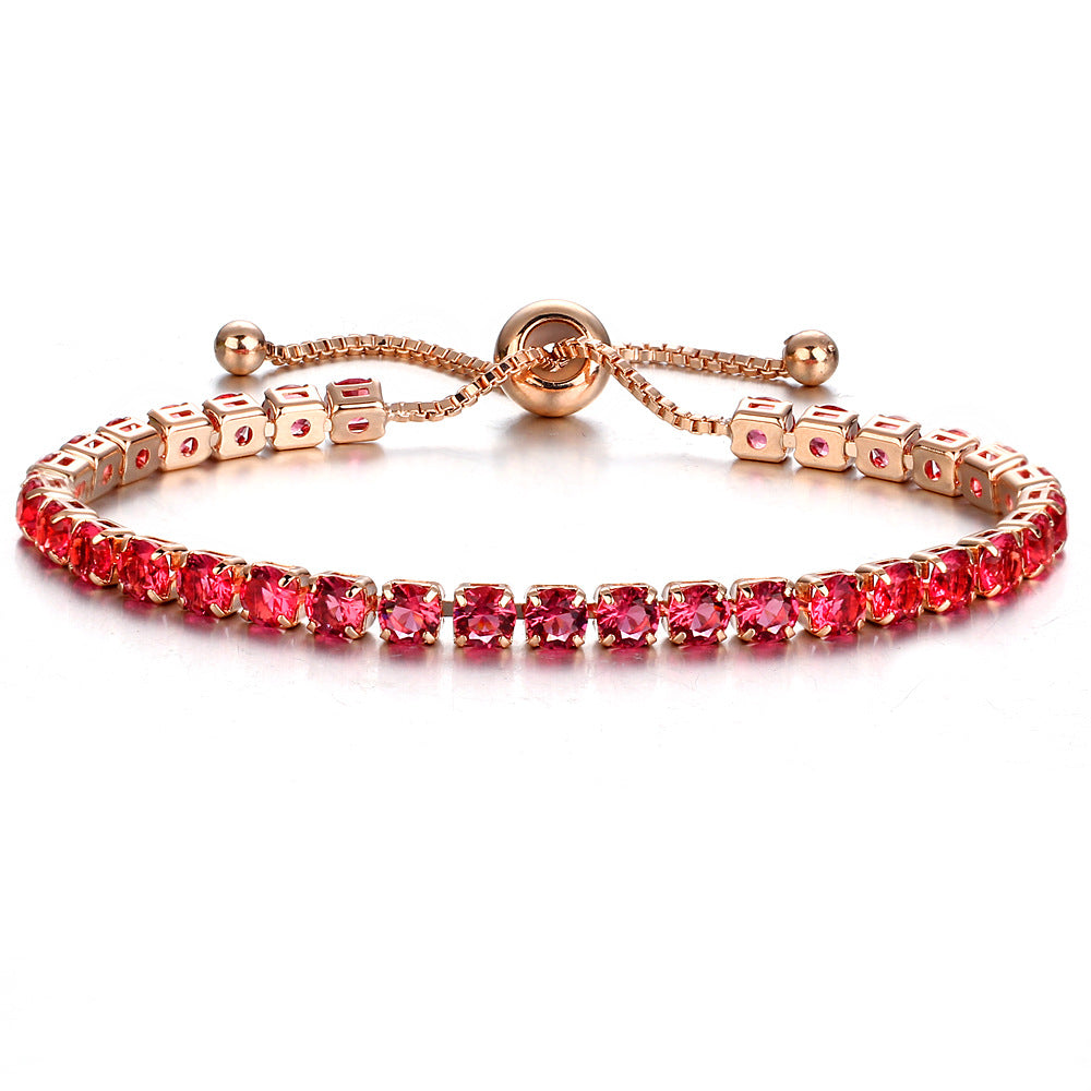 Crystal Push-Pull Bracelet