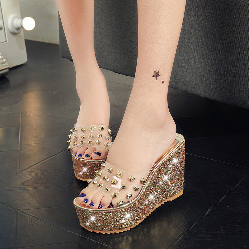 Rhinestone women's fashion women's shoes