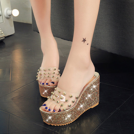 Rhinestone women's fashion women's shoes