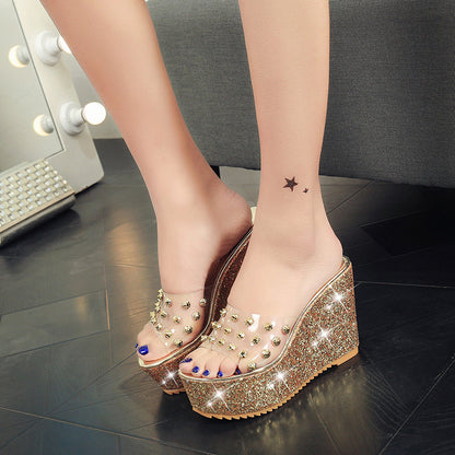 Rhinestone women's fashion women's shoes