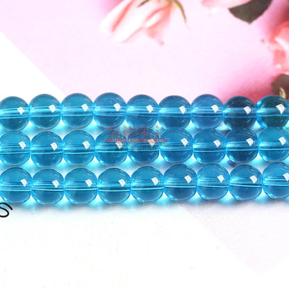 Glass beads loose beads DIY colored glass beads 4-14mm