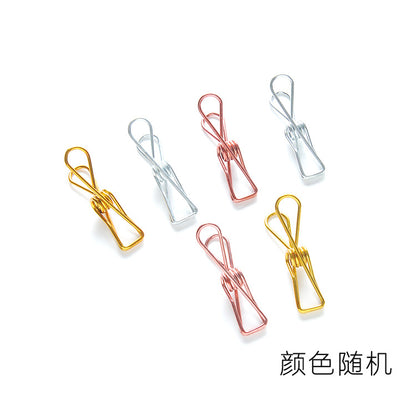 Metal Plated Long Tail Clip Food Sealing Clip