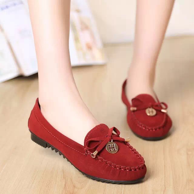 Korean bow shoe soft sole