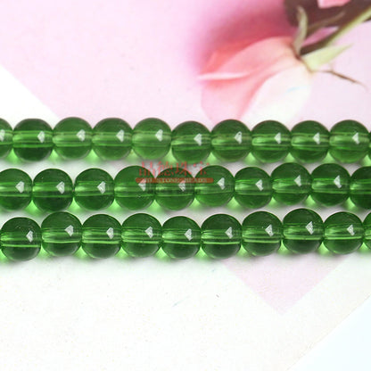 Glass beads loose beads DIY colored glass beads 4-14mm