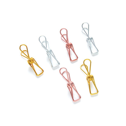 Metal Plated Long Tail Clip Food Sealing Clip