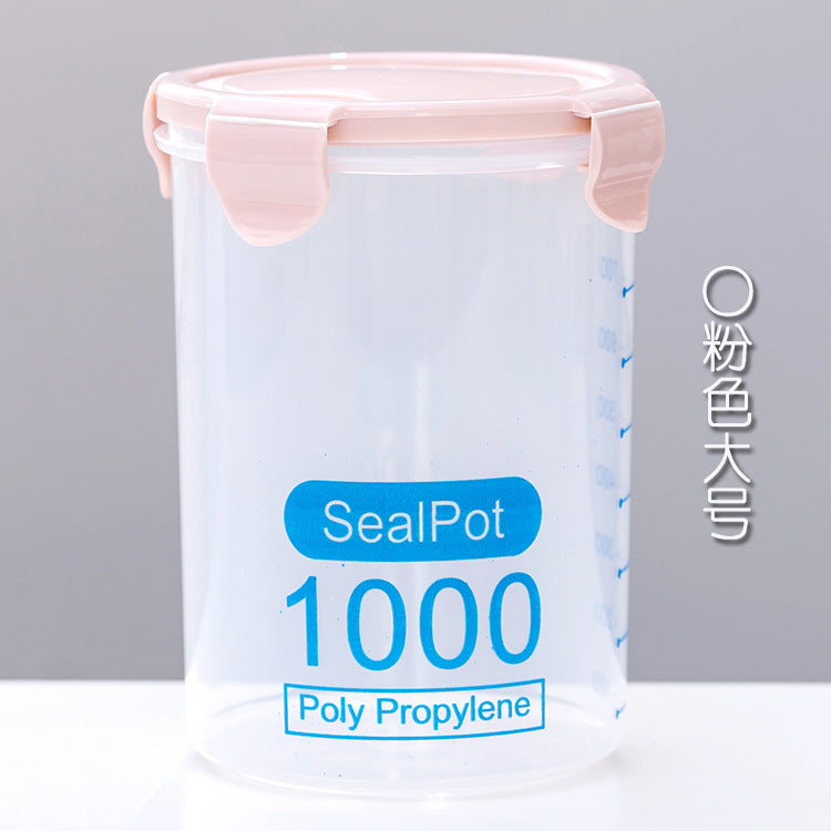 Kitchen Transparent Food Storage Container with Lid