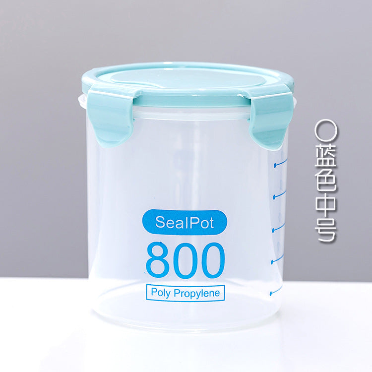 Kitchen Transparent Food Storage Container with Lid