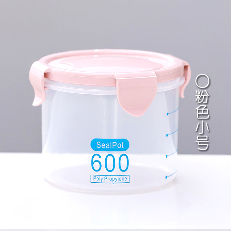 Kitchen Transparent Food Storage Container with Lid